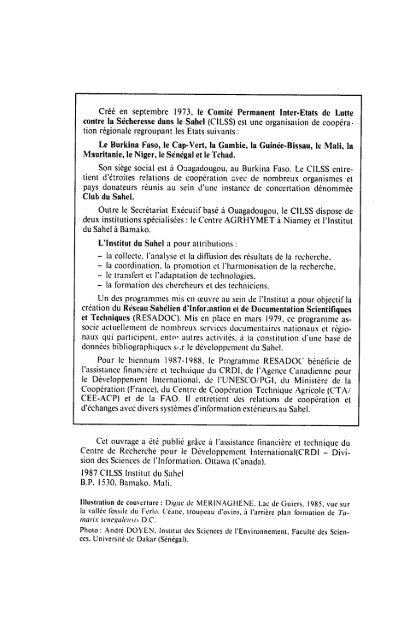 Liste bibliographique - (PDF, 101 mb) - USAID