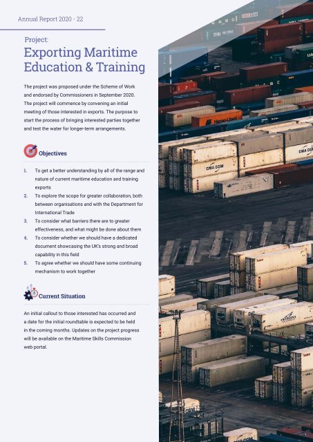 Maritime Skills Commission - Annual Report October 2020