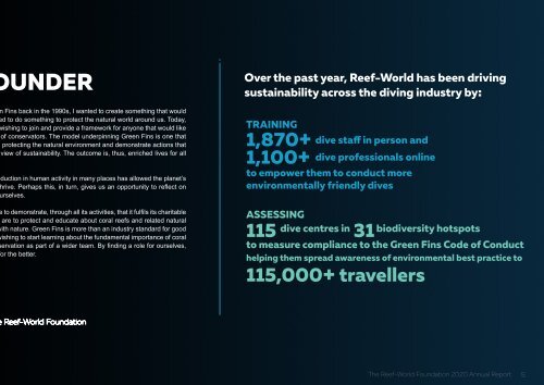 The Reef-World Foundation Annual Report 2019-2020