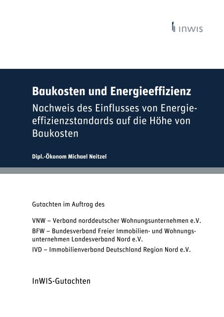 Gutachten zu Baukosten und Energieeffizienz