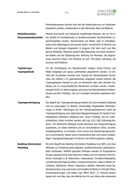 Marktstudie Serielles Bauen 2017