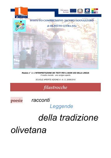 della tradizione olivetana - IC Oliveto Citra