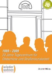 1989 – 2009 20 Jahre Tageszentrum für ... - wieder wohnen