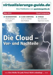 Vor- und Nachteile - speicherguide.de