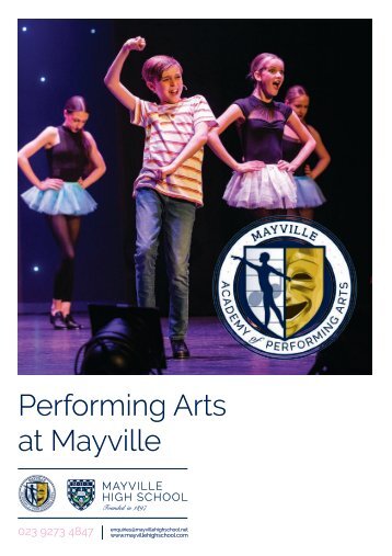 Mayville Performing Arts Prospectus