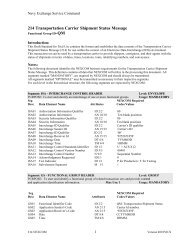 214 Transportation Carrier Shipment Status . - Navy Exchange