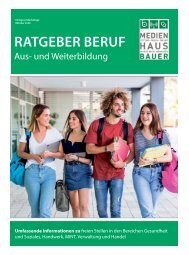 Ratgeber Beruf - Aus- und Weiterbildung