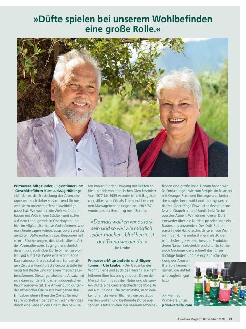 Alnatura Magazin November 2020