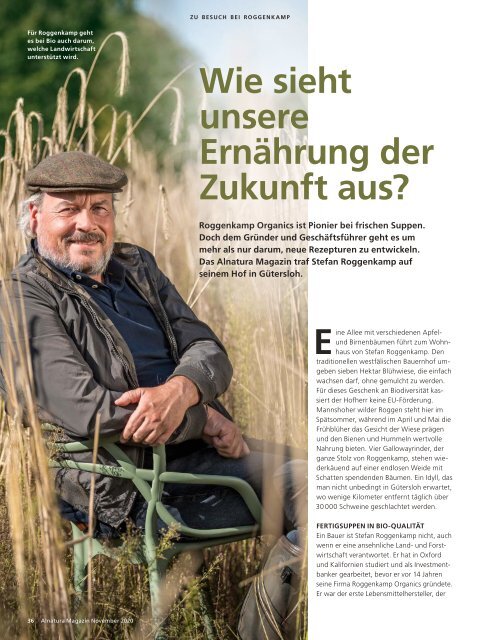 Alnatura Magazin November 2020