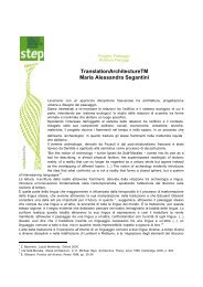 TranslationArchitectureTM Maria Alessandra Segantini - TSM