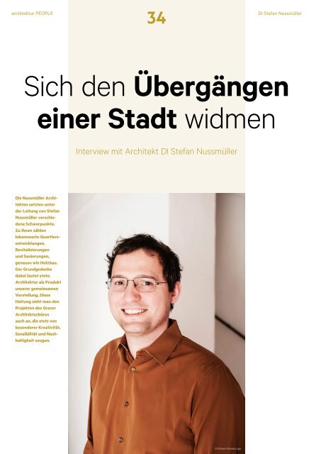 architektur FACHMAGAZIN People 2020