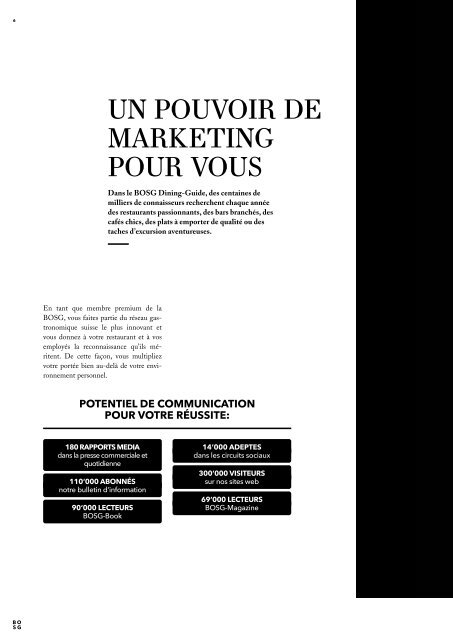 BOSG Brochure pour les membres