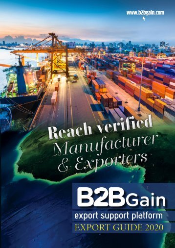 B2BGain Export Companies Guide
