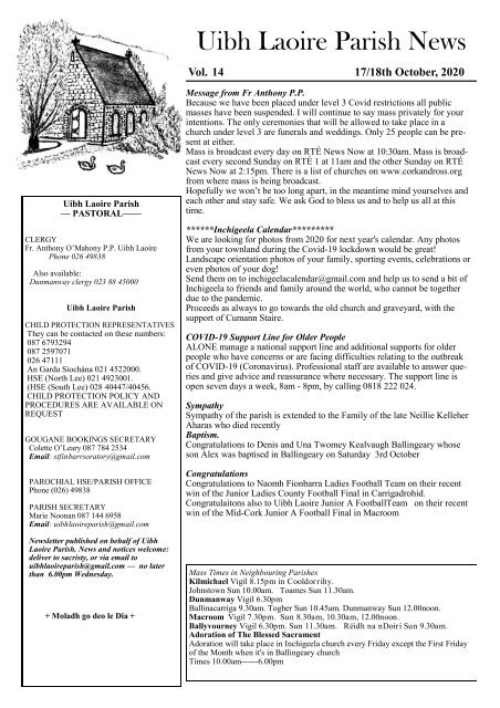 Newsletter 14 - 18th SSEptember 2020 (1)