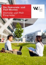 Doktorats- und PhD-Studien/Doctoral and PhD Programs