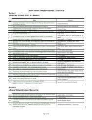 Library Networking and Consortia - Sabanci University Research ...