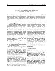 Identificare biometrica - Informatica Economica