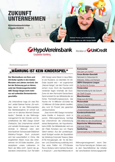 Zukunft Unternehmen Hypovereinsbank