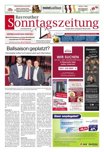 2020-10-25 Bayreuther Sonntagszeitung