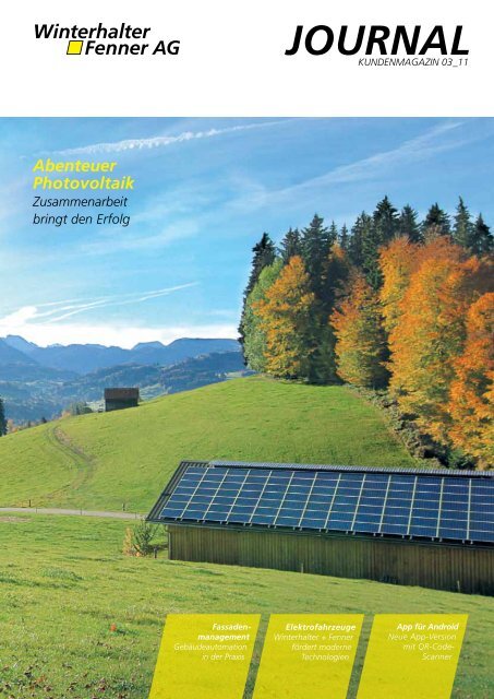 3. Ausgabe 2011 - Winterhalter + Fenner AG