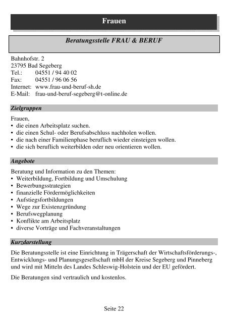 Angebote - Gemeinde Henstedt-Ulzburg