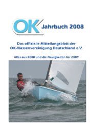 OK Jahrbuch 2008.qxd - OK Klassenvereinigung Deutschland