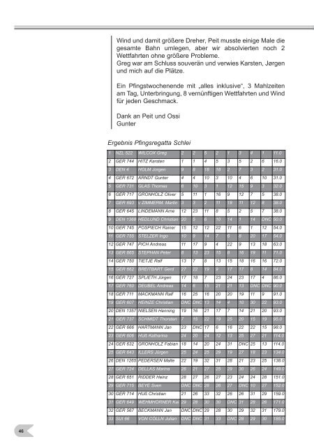 OK Jahrbuch 2009 - OK Klassenvereinigung Deutschland