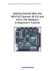 Getting Started With the NEXYS2 Spartan 3E Kit - Echelon Embedded
