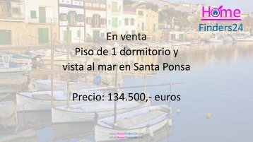 A la venta este 1 dormitorio apartamento con vistas al mar en Santa Ponça (AP0031)