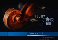 Festival Strings Lucerne Saison 2020-2021