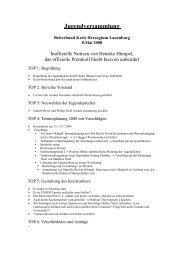Jugendversammlung - Reiterbund