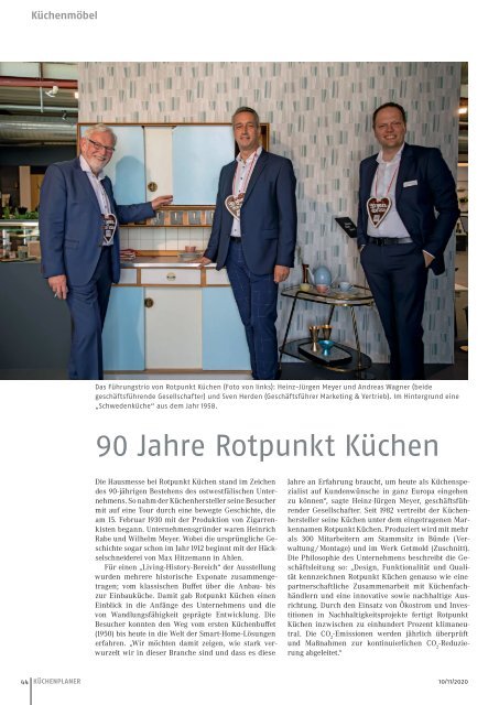 KÜCHENPLANER Ausgabe 10/11-2020 