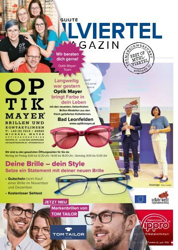 Mühlviertel Magazin Themenschwerpunkt "Best Of Mühlviertel" 2020