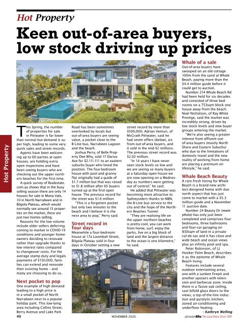 Pittwater Life November 2020 Issue