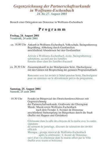 August 2001 - Stadt Wolframs-Eschenbach
