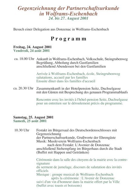 August 2001 - Stadt Wolframs-Eschenbach