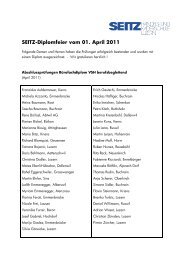 SEITZ-Diplomfeier vom 01. April 2011