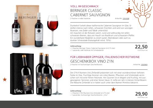 Wein und Geschenke Weihnachten 2020 | Vineshop24