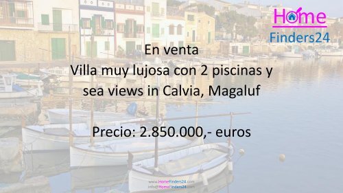 Se vende esta villa muy lujosa de 5 dormitorios con 2 piscinas y vistas al mar en Calvià / Magaluf (LUX0041)