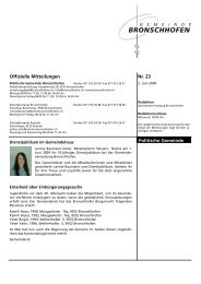 Mitteilungsblatt Nr. 23 vom 2. Juni 2009 (pdf - Gemeinde ...