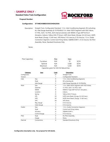 Standard Valve Train Configurator_Sample Only