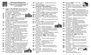 Walking Tour Brochure - Mt Wolf Borough PA