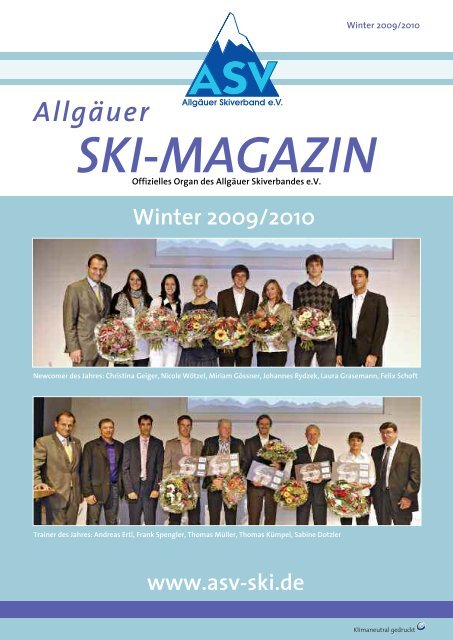 ASV Magazin November 2009 - Allgäuer Skiverband
