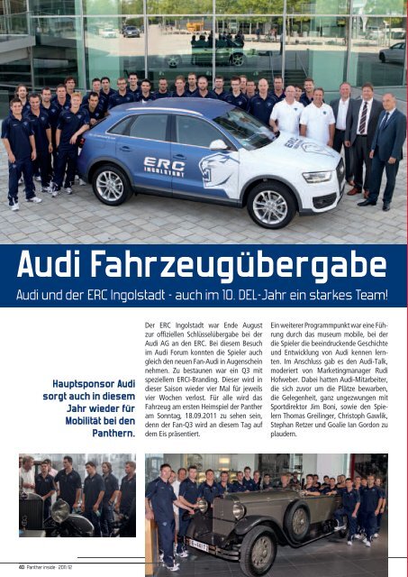 eV news - ERC Ingolstadt