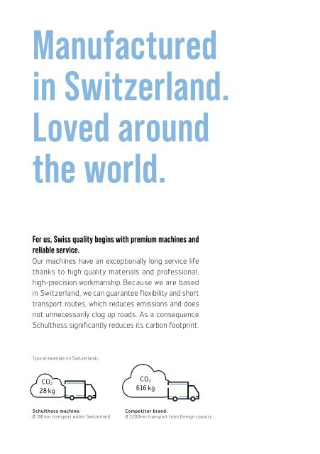 Schulthess Sustainability Brochure