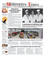 Mountain Times - Volume 49, Number 44 - Oct.28 - Nov.3, 2020