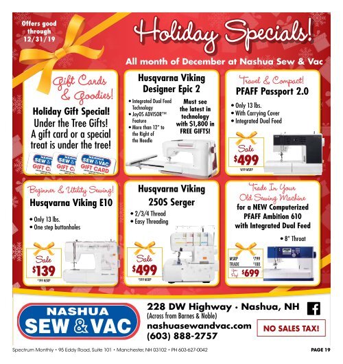 Spectrum Monthly Holiday Shopper Special Edition 2019