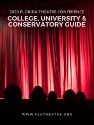 FTC 2020 College University & Conservatory Guide