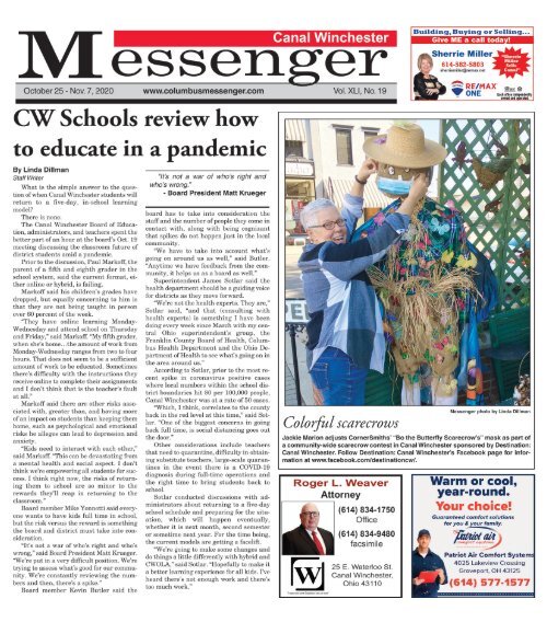 Canal Winchester Messenger - October 25th, 2020