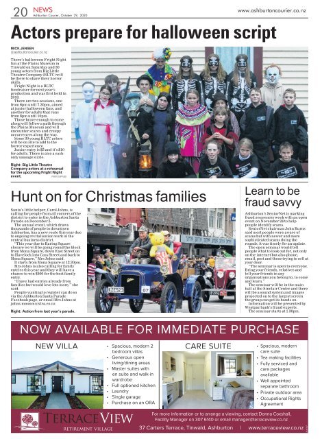 Ashburton Courier: October 29, 2020